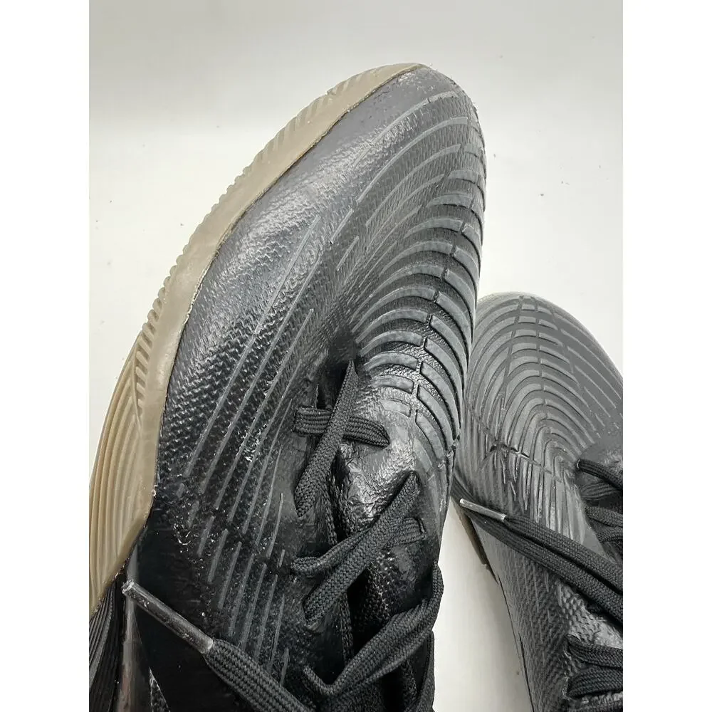 Adidas Predator Edge.3 Indoor Soccer Black Leather Shoes Sneakers Men’s 9.5